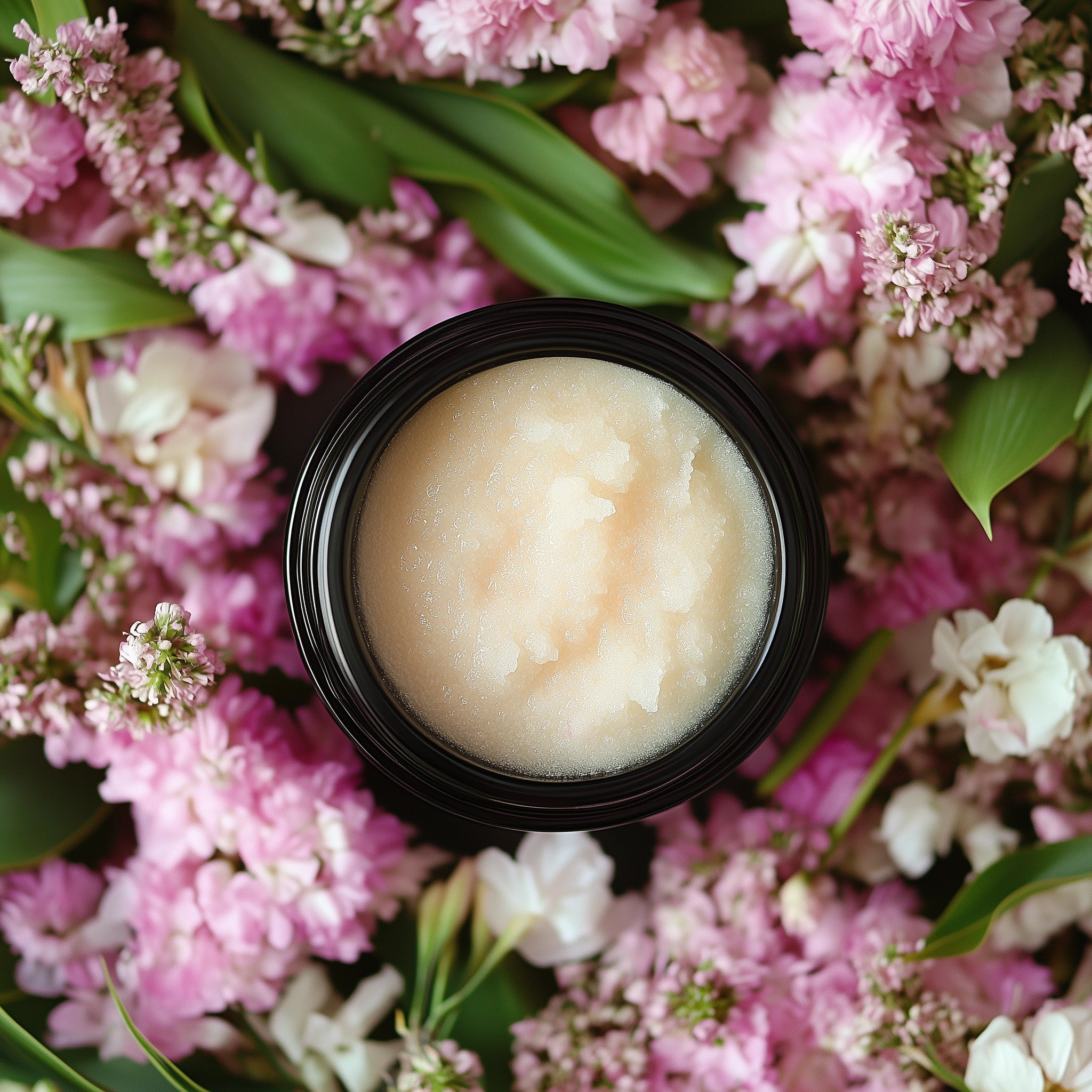 natural rose scrub